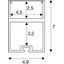GLENOS ALU-PROFIL with cover, matt white, 1m thumbnail 6