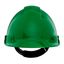 3M™ Hard Hat, Uvicator, Pinlock, Ventilated, Plastic Sweatband, Green, thumbnail 7