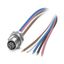 SACC-DSI-M12FSL4FEM16/0,2GR-1,5 - Device connector, rear mounting thumbnail 4