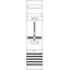 DF17C1 Meter panel, Field width: 1, Rows: 0, 1050 mm x 250 mm x 160 mm, IP2XC thumbnail 17