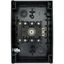P3-63/I4/SVB/N Main switch, P3, 63 A, surface mounting, 3 pole + N, Emergency switching off function, With red rotary handle and yellow locking ring, Lockable in the thumbnail 55