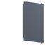 SIVACON, mounting plate, for cabinet side, perforated, D: 1000 mm, H: 1800 mm, zinc-plated The thumbnail 1