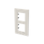 Frame 2-gang / 2+2-modules - Niessen logo - S - Dune thumbnail 2