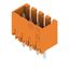 PCB plug-in connector, male header, closed side, THT solder connection, 3.50 mm, Number of poles: 4, 180°, Solder pin length (l): 4.5 mm, tinned, orange, Box thumbnail 8