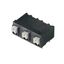 Printed circuit board terminals, 7.50 mm, Number of poles: 4, 90°, Solder pin length (l): 3.5 mm, black, PUSH IN with actuator, Clamping range, max. : 1.5 mm², Tape thumbnail 1