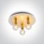 BRASS CEILING LIGHT 3x12W E27 100-240V thumbnail 1