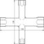 Spider wrench size 10 13 17 19 galvanised thumbnail 2