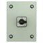 On-Off switch, P1, 40 A, 3 pole + N, surface mounting, with black thumb grip and front plate, in steel enclosure thumbnail 12