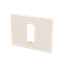 Frame 1 module - Niessen logo - White thumbnail 2