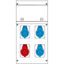 PILLAR CA 4 SOCKETS WITH LOCK thumbnail 1