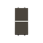 Push-button, SP without symbol - 1M - Anthracite thumbnail 1