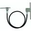 Conn. set f. safety rope systems 16mm² L 1000mm Cu, lug D 8mm StSt f.  thumbnail 1