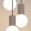 Pendant lamp HALO 3P taupe thumbnail 4
