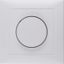 Cover plate f.rot. dimmer/potentiometer, setting knob, S.1, p.white ma thumbnail 3