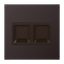 Centre plate for MJ f. 2 sockets AL1969-2WED thumbnail 1