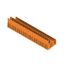 PCB plug-in connector, male header, open side, THT solder connection, 5.08 mm, Number of poles: 44, 180°, Solder pin length (l): 3.2 mm, tinned, orange, Box thumbnail 4