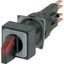 Q18LWK3-RT/WB Illuminated selector switch actuator, momentary, 45° 45°, 18 — 18 mm, 3 positions, With thumb-grip, red, with VS anti-rotation tab, with filament bulb thumbnail 2