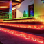 400L 4.3MM  diffuse flat RGB lens light cluster, 6 meter long, Black/Green wire, BT+WiFi, Gen II, IP44, Plug F thumbnail 4