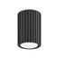 BLACK SPOT TUBE WITH GROOVED CARBON LAMPSHADE FOR LIVING ROOM 1XGU10 thumbnail 1