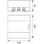 Surface-mounted switchboard SRn-6/B (N+PE) thumbnail 2