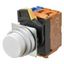 Pushbutton A22NN Ã˜22, bezel brushed metal, PROJECTED, Alternate, CAP C A2211764B thumbnail 2
