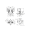 In-line circulator pump TPE3 D 65-200-S BQQE 2,2kW 50/60Hz 3x400V PN16 thumbnail 2
