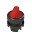 Illuminated long handle selector, 3 positions red with marking thumbnail 1