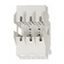 HRC bus-mounting fuse base, 160A cleat, upward, shock prot. (The price is shown without markup on metals. Request a quote for accurate information) thumbnail 2
