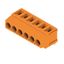 Printed circuit board terminals, 5.08 mm, Number of poles: 6, 180°, Solder pin length (l): 3.5 mm, tinned, orange, Clamping yoke connection, Clamping range, max. : 2.5 mm², Box thumbnail 3