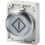 M30I-FDL-W-X100 Illuminated pushbutton actuator, RMQ-Titan, flat, momentary, White, inscribed, Front ring stainless steel thumbnail 1