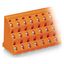 Triple-deck PCB terminal block 2.5 mm² Pin spacing 10.16 mm orange thumbnail 1