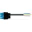 pre-assembled connecting cable Eca Plug/open-ended blue thumbnail 1
