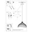 HANGING LAMP UMB BLACK E27 1X60W IP20 thumbnail 5