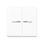 2-gang rocker with transparent lenses A595KO5PWW thumbnail 2