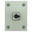 On-Off switch, P1, 40 A, 3 pole + N, surface mounting, with black thumb grip and front plate, in steel enclosure thumbnail 11