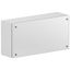 Metal industrial box plain door H300xW300xD120 IP66 IK10 RAL 7035 thumbnail 1