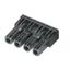 PCB plug-in connector, female header, closed side, THT solder connection, 7.62 mm, Number of poles: 2, 90°, Solder pin length (l): 3.2 mm, tinned, black, Box thumbnail 1