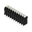 Printed circuit board terminals, 3.81 mm, Number of poles: 10, 180°, Solder pin length (l): 3.5 mm, black, PUSH IN with actuator, Clamping range, max. : 1.5 mm², Tape thumbnail 3