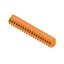 Printed circuit board terminals, 5.00 mm, Number of poles: 19, 135°, Solder pin length (l): 3.5 mm, tinned, orange, Clamping yoke connection, Clamping range, max. : 2.5 mm², Box thumbnail 2