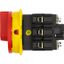 P3-100/EA/SVB Main switch, P3, 100 A, flush mounting, 3 pole, Emergency switching off function, With red rotary handle and yellow locking ring, Lockable in the 0 (O thumbnail 2