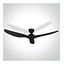 BLACK ABS ROD FAN 30W IP20 230V thumbnail 1