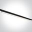 BLACK 30W LINEAR LIGHT CCTV 48V IP20 FLAT MAGNETIC thumbnail 1