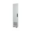 XLSD3L146 Section door, ventilated IP31, hinges left, HxW = 1400 x 600mm, grey thumbnail 3