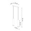 HANGING LAMP LAGOS 2 GOLDEN GLOSS GU10 2X10W IP20 thumbnail 4