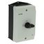 On-Off switch, P1, 40 A, surface mounting, 3 pole + N, with black thumb grip and front plate thumbnail 10