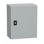 Spacial CRN plain door with mount.plate. H300xW250xD150 IP66 IK10 RAL7035.. thumbnail 1