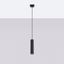 SINGLE BLACK PENDANT ON GU10 WITH CYLINDRICAL ELEGANT LAMP, CARBON SERIES thumbnail 2