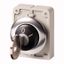 M30C-FWRS-MS10 Key-operated actuator, Flat Front, maintained, 2 positions, MS10, Key withdrawable: 0, I, Metal bezel thumbnail 1