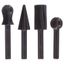 4-piece freehand router bit set 6 mm, 13; 13; 13; 13 mm 4 pcs. thumbnail 1
