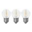 EcoPack 3pcs LED FIL G45 E27 2W 2700K CL thumbnail 2